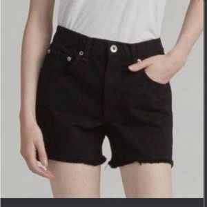 Rag & Bone Black Justine Shorts - size 29